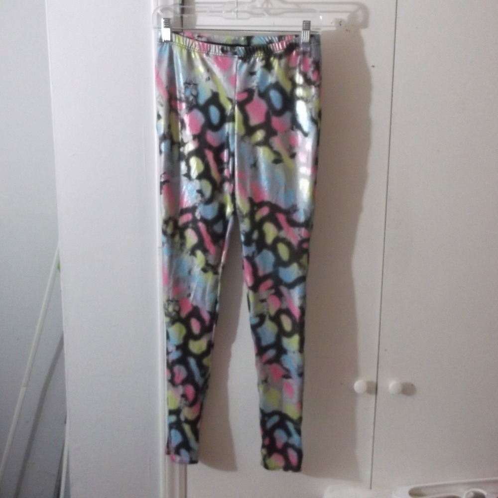 Weissman Graffiti Art Dance Pants Leggings M Adult